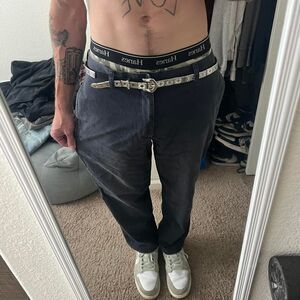 Navy Blue Comfy Baggy Trousers